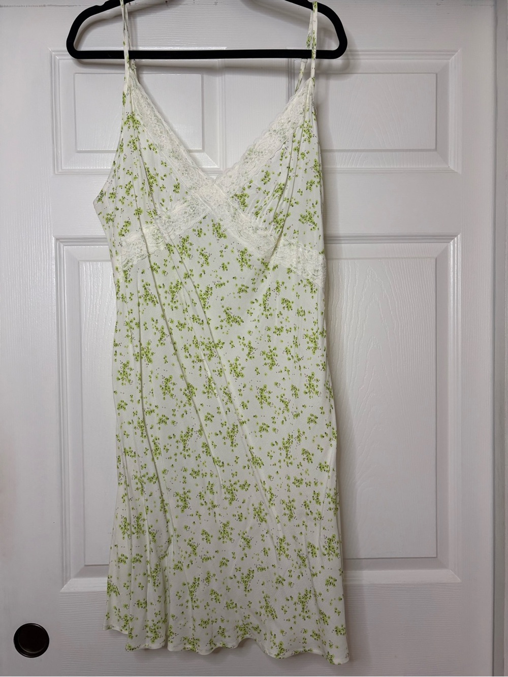 Forever 21+ Dress with Lime Green Floral Accents